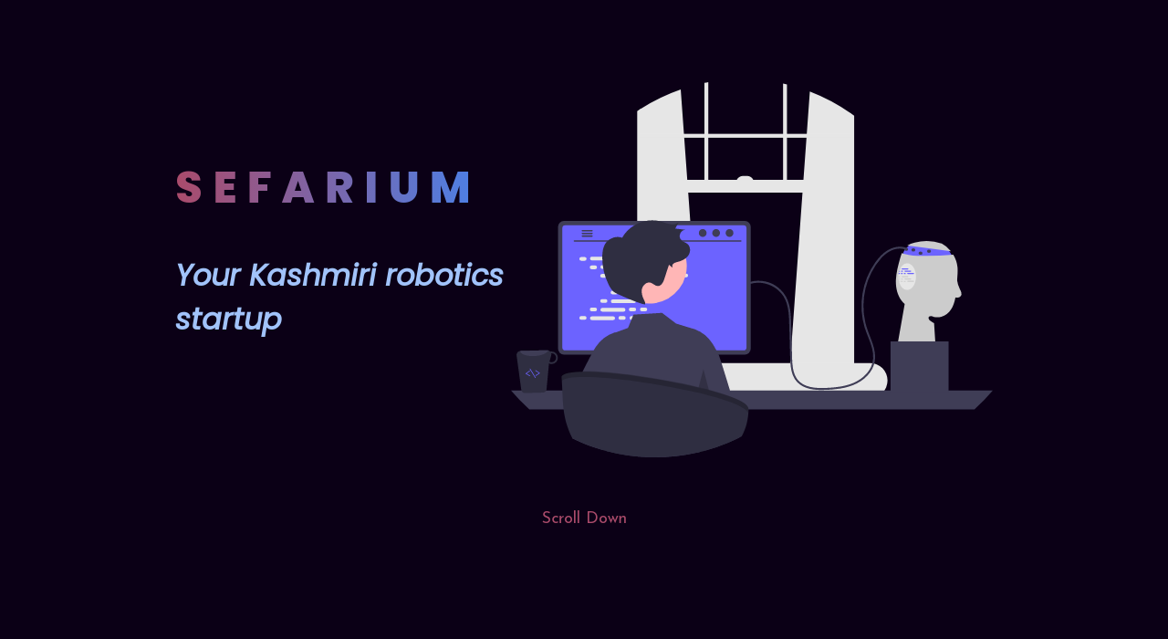 Sefarium - Robotics start-up website